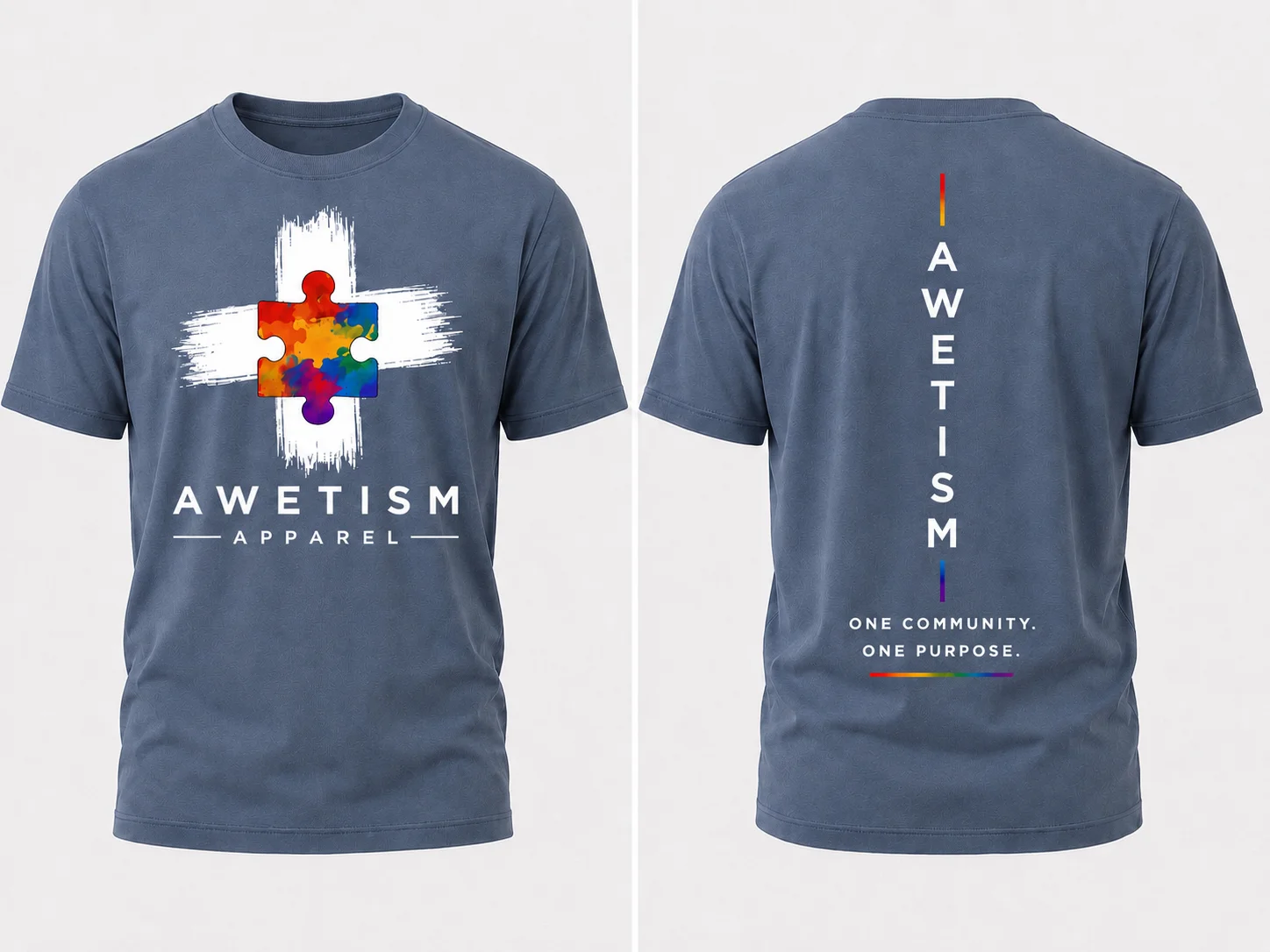 Puzzle Graphic Pigment Dye Tee image 1
