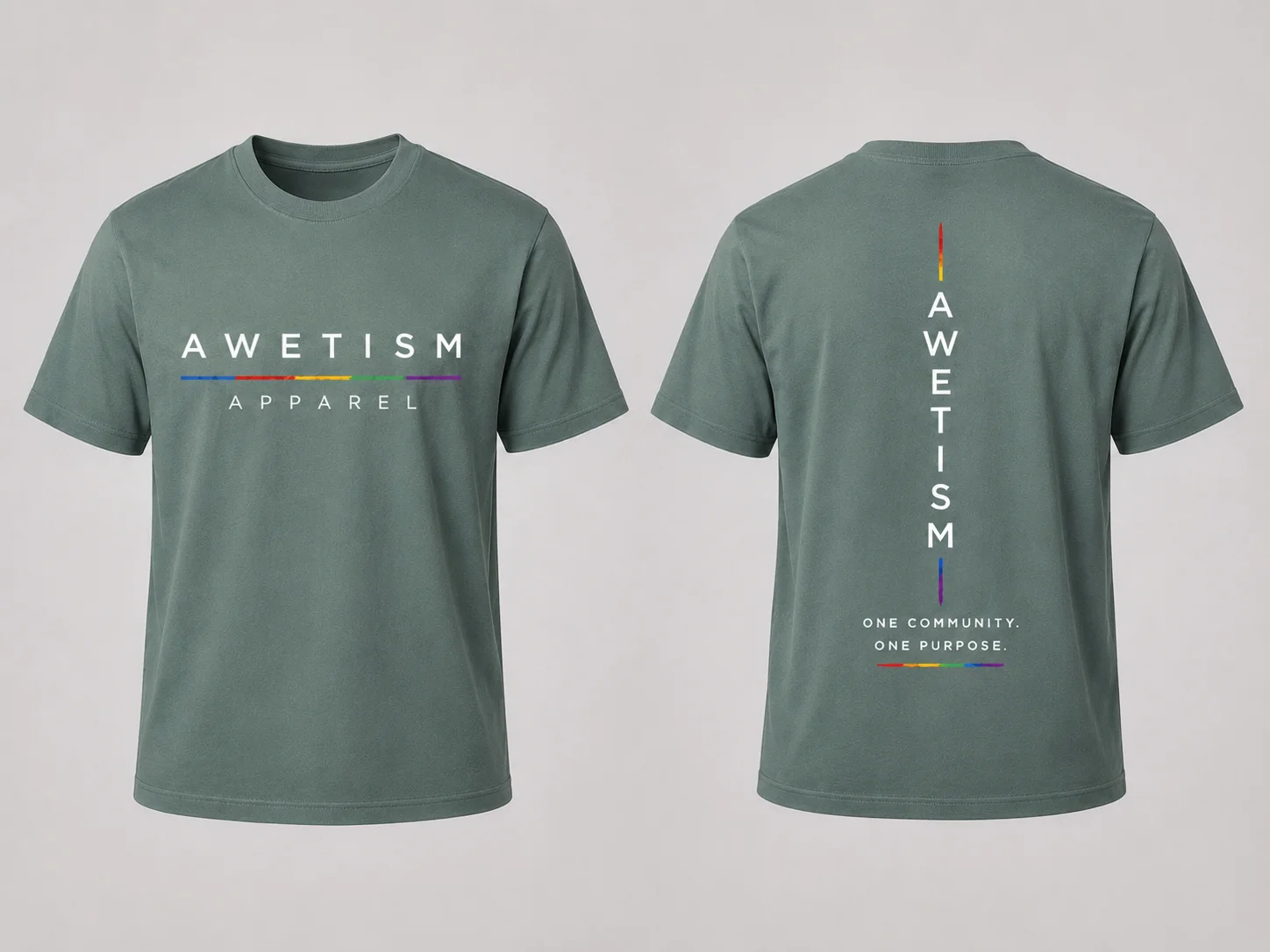 Signature Spectrum Graphic Pigment Dye Tee image 2