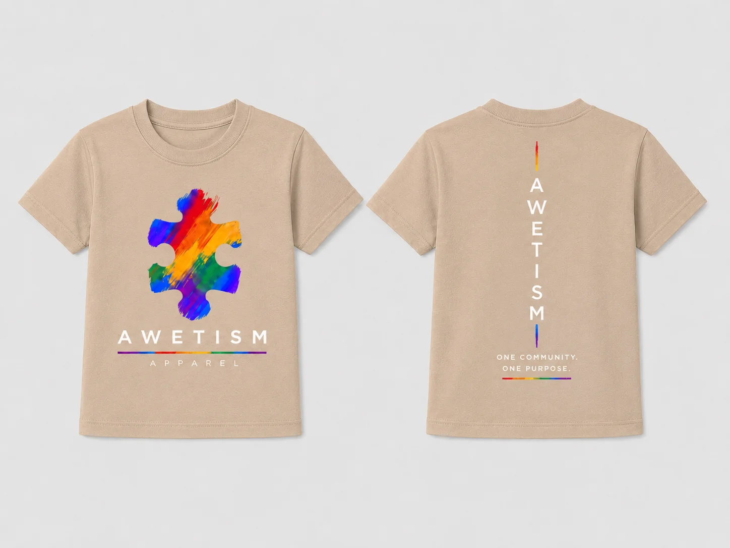 Youth Spectrum Piece Graphic Tee image 3