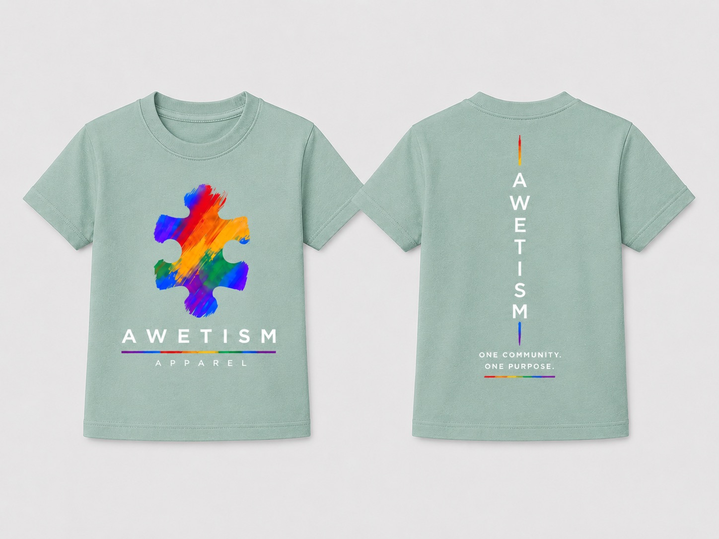 Youth Spectrum Piece Graphic Tee image 7