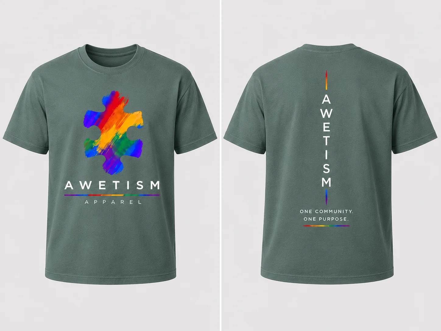 Spectrum Piece Graphic Pigment Dye Tee image 8
